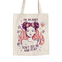 Γυναικεία Σκίτσα Ζώδια - Κριός (Τσάντα  Αγοράς)